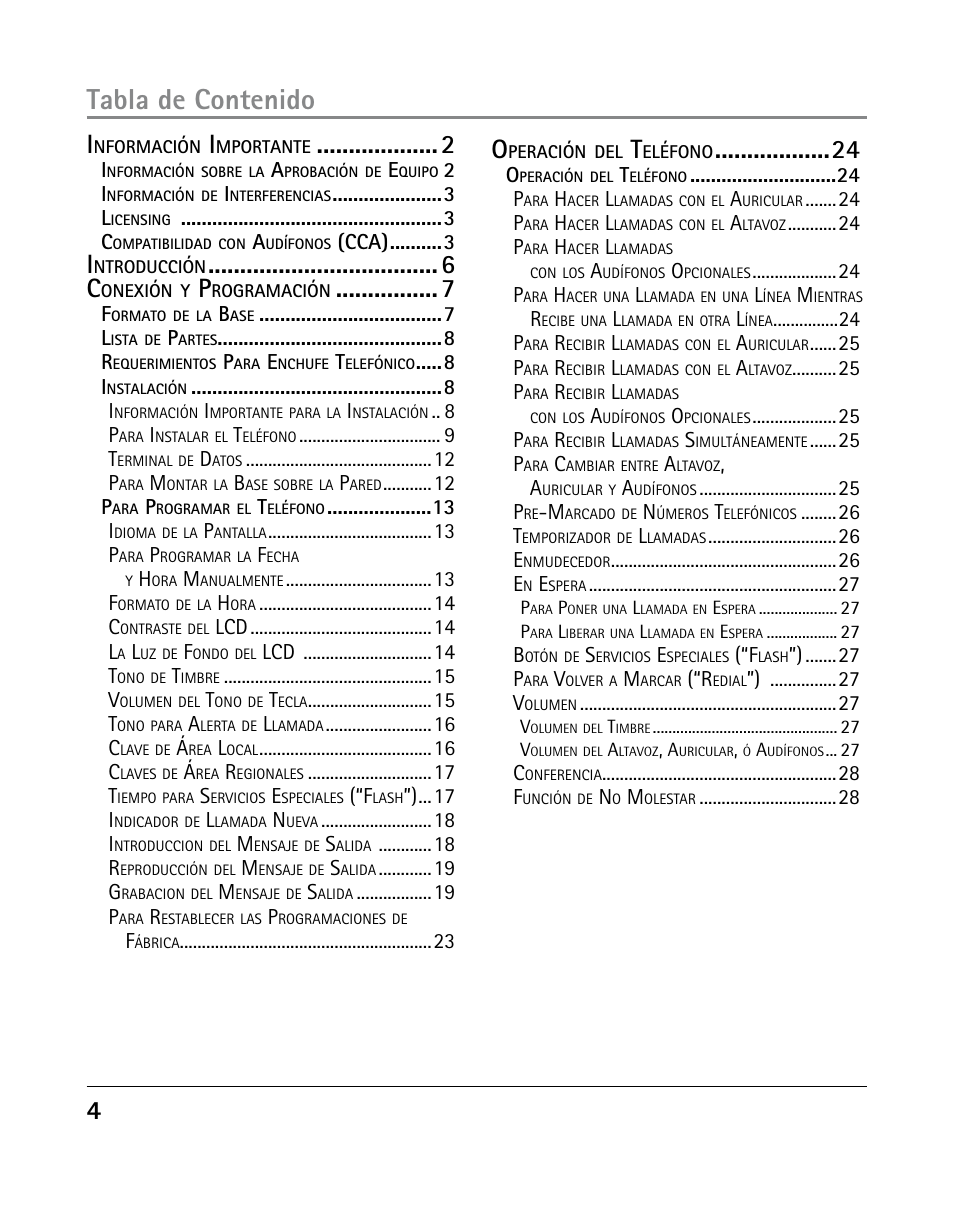 GE 25205 User Manual | Page 52 / 96