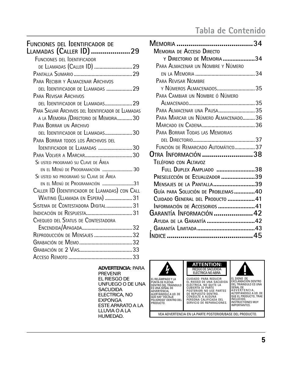 GE 25205 User Manual | Page 53 / 96