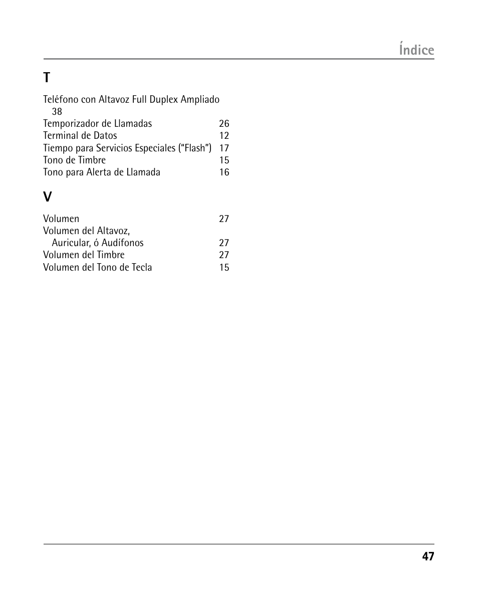 Índice | GE 25205 User Manual | Page 95 / 96