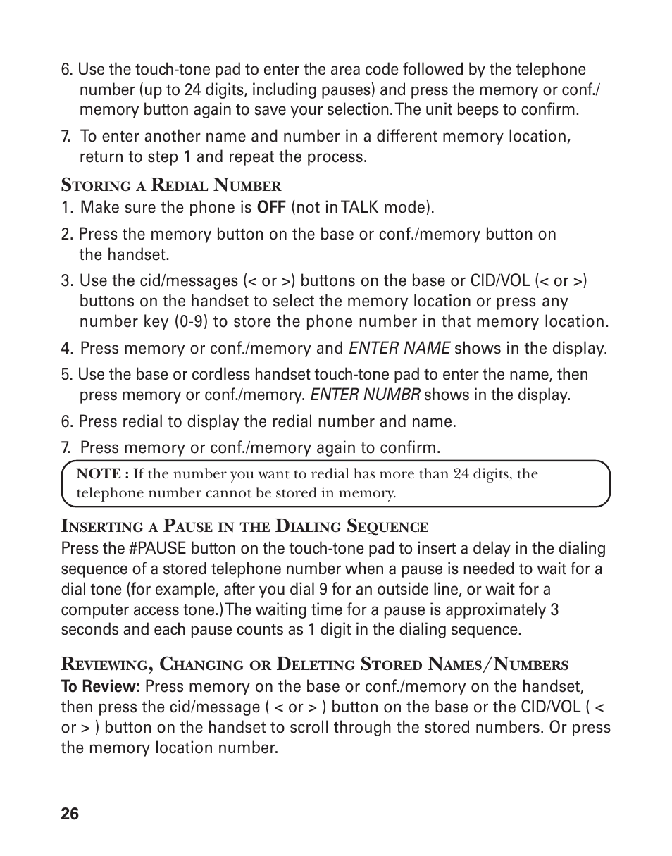 GE 27959 User Manual | Page 26 / 100