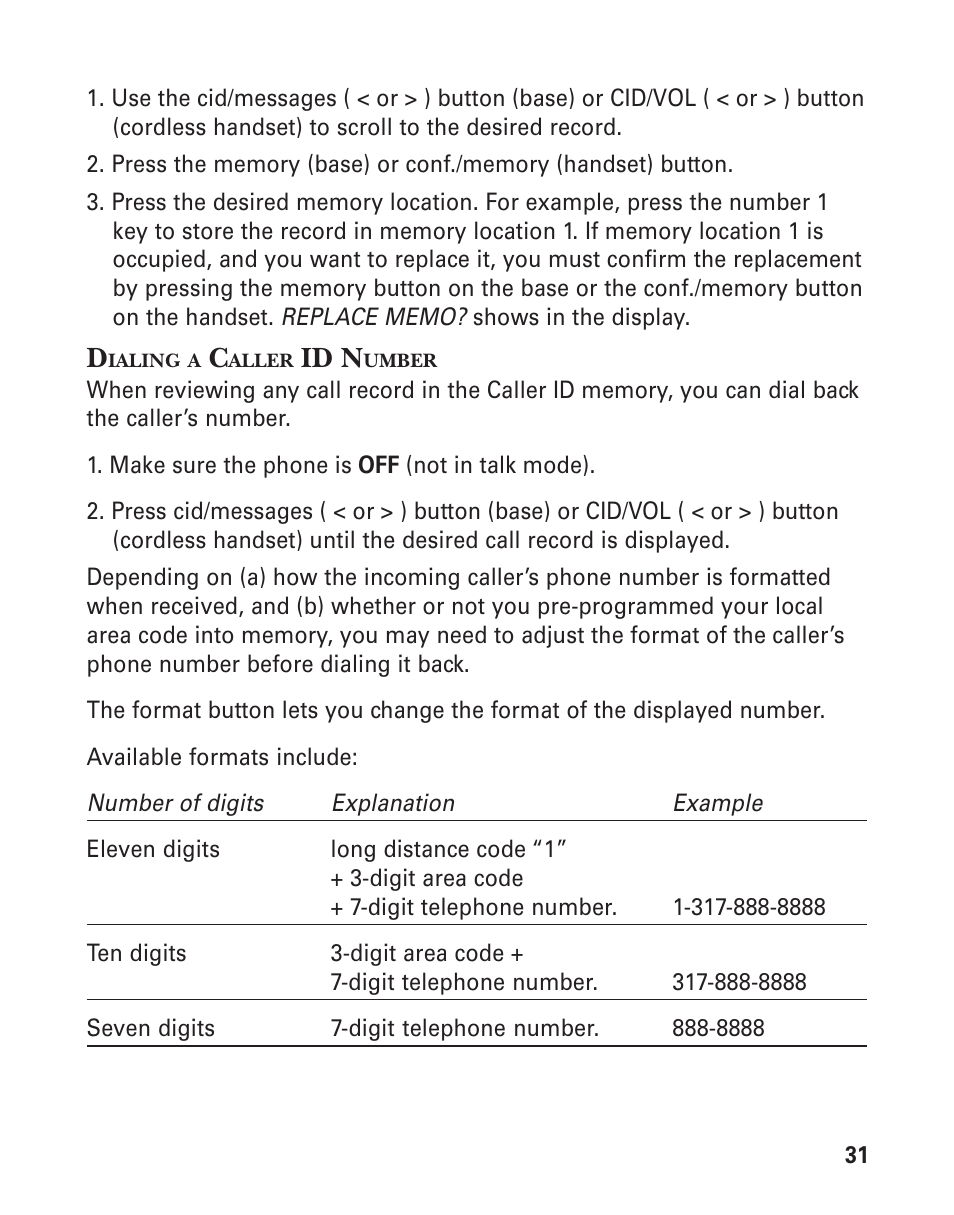 Id n | GE 27959 User Manual | Page 31 / 100