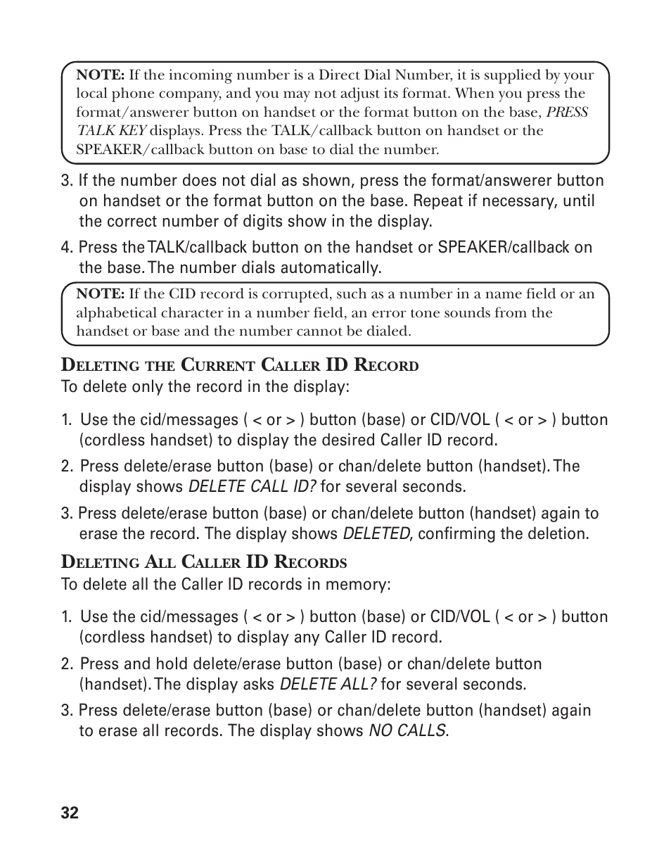 Id r | GE 27959 User Manual | Page 32 / 100