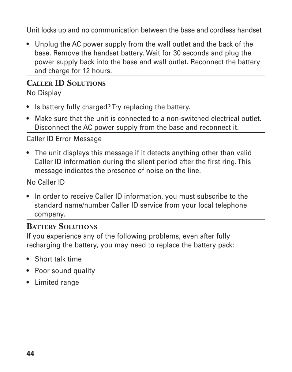 Id s | GE 27959 User Manual | Page 44 / 100