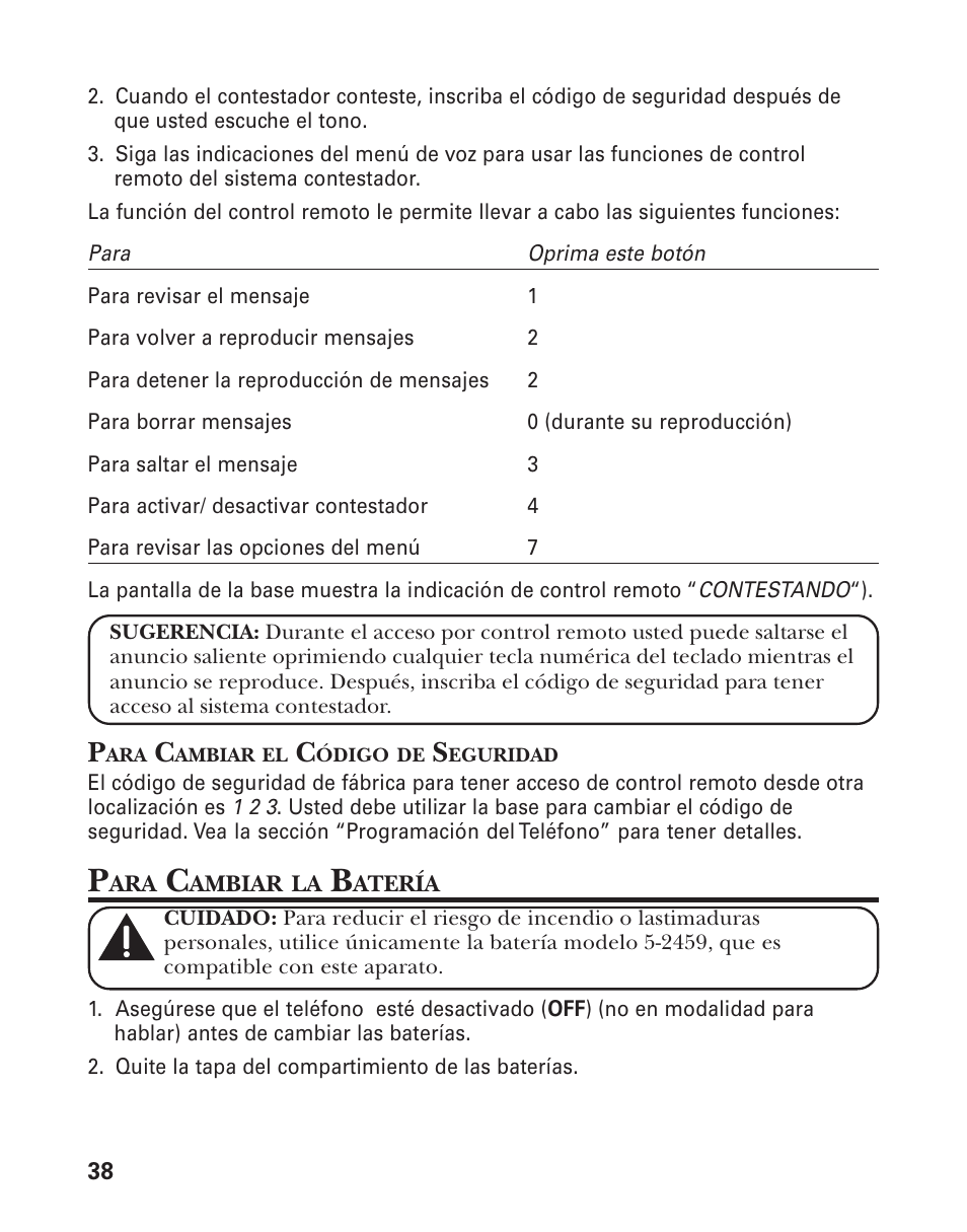 GE 27959 User Manual | Page 88 / 100