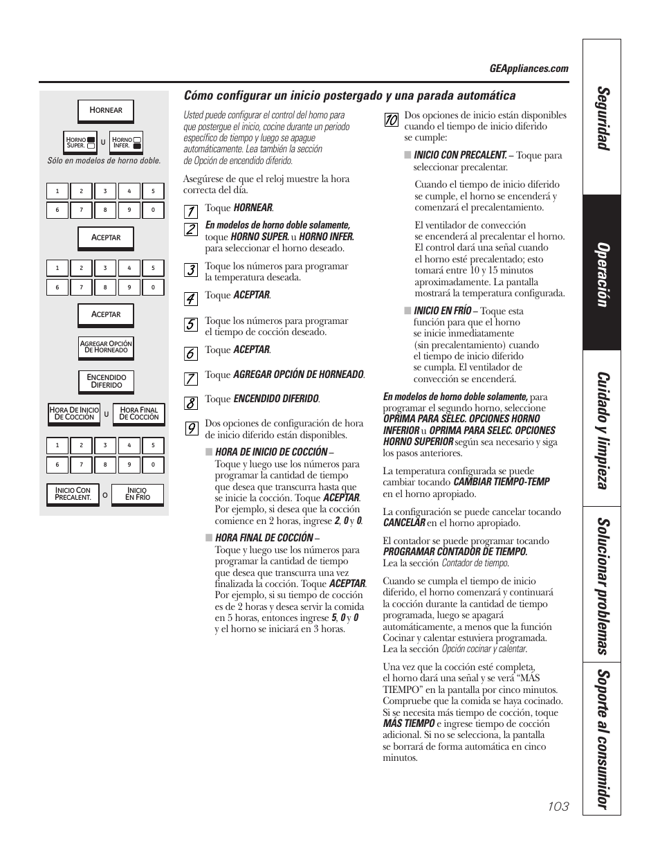 GE PT92030 User Manual | Page 103 / 140