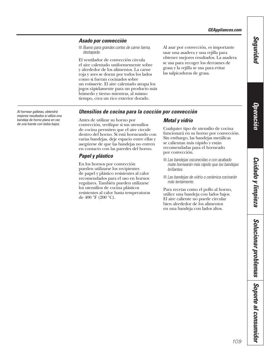 GE PT92030 User Manual | Page 109 / 140