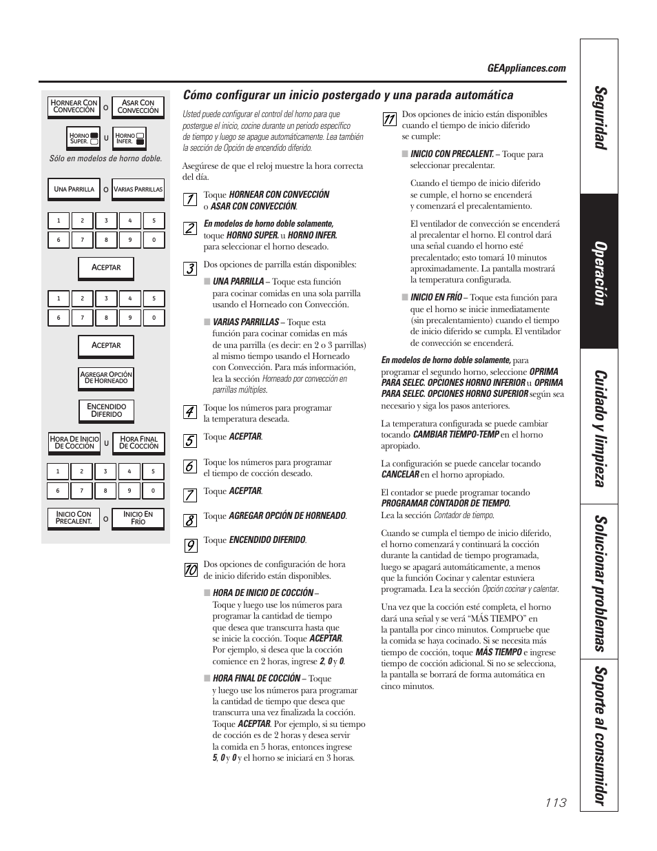GE PT92030 User Manual | Page 113 / 140