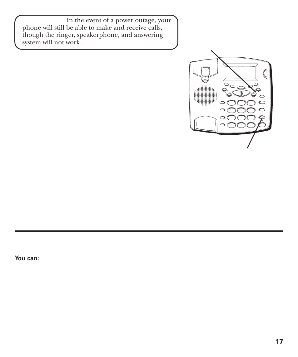 Nswering, Ystem, Peration | Olume, Inger, Andset, Eceiver, Hold button | GE 29893 User Manual | Page 17 / 68