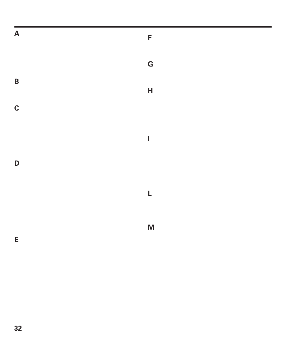 Ndex | GE 29893 User Manual | Page 32 / 68