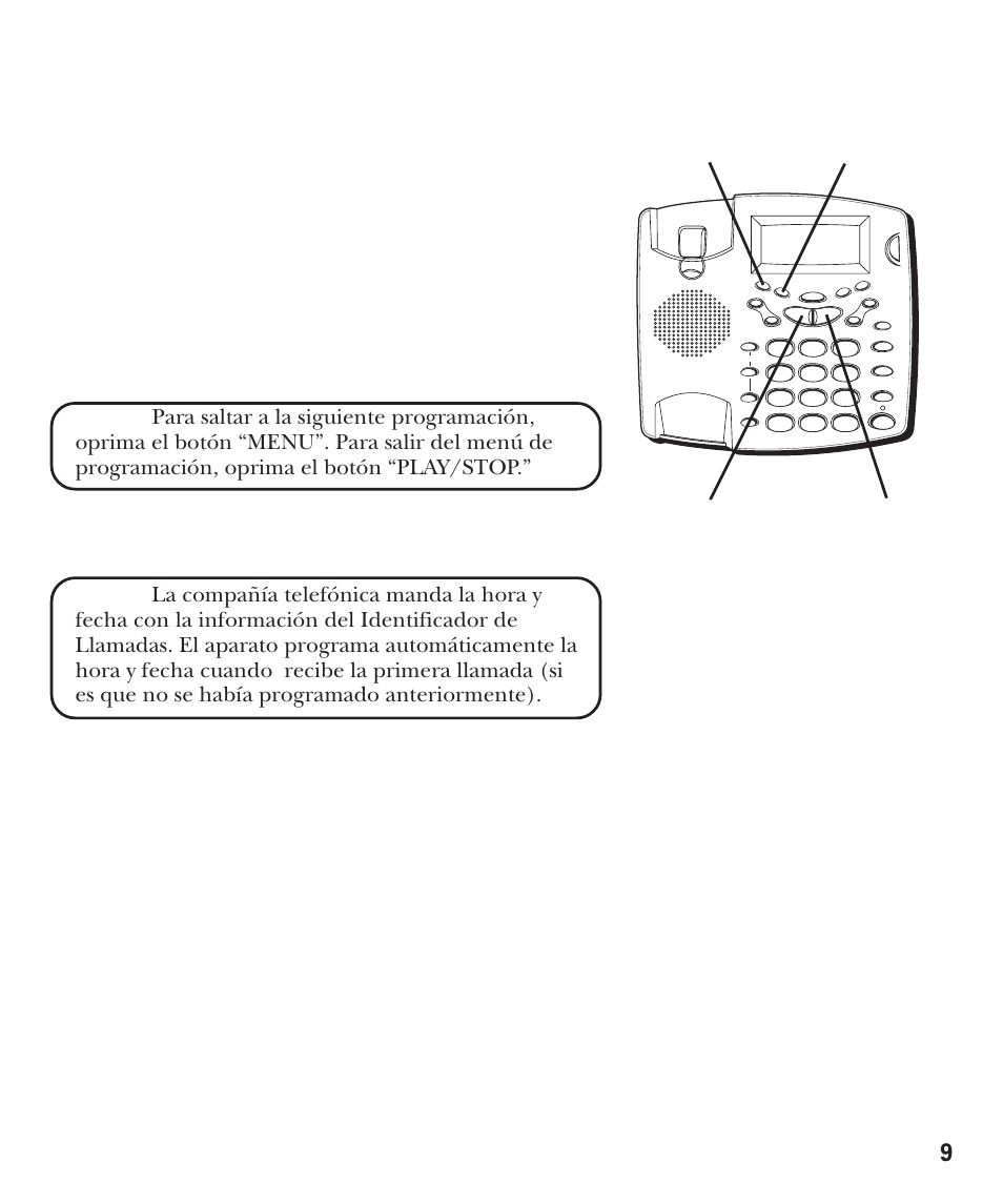 Ontraste, Antalla, Echa | GE 29893 User Manual | Page 43 / 68