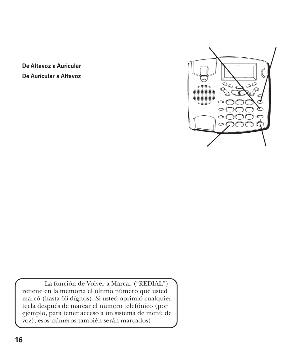 Flash”), Redial”), Emporal | Para, Arcar, Ervicios, Speciales, Olver, Ntercambiar, Entre | GE 29893 User Manual | Page 50 / 68