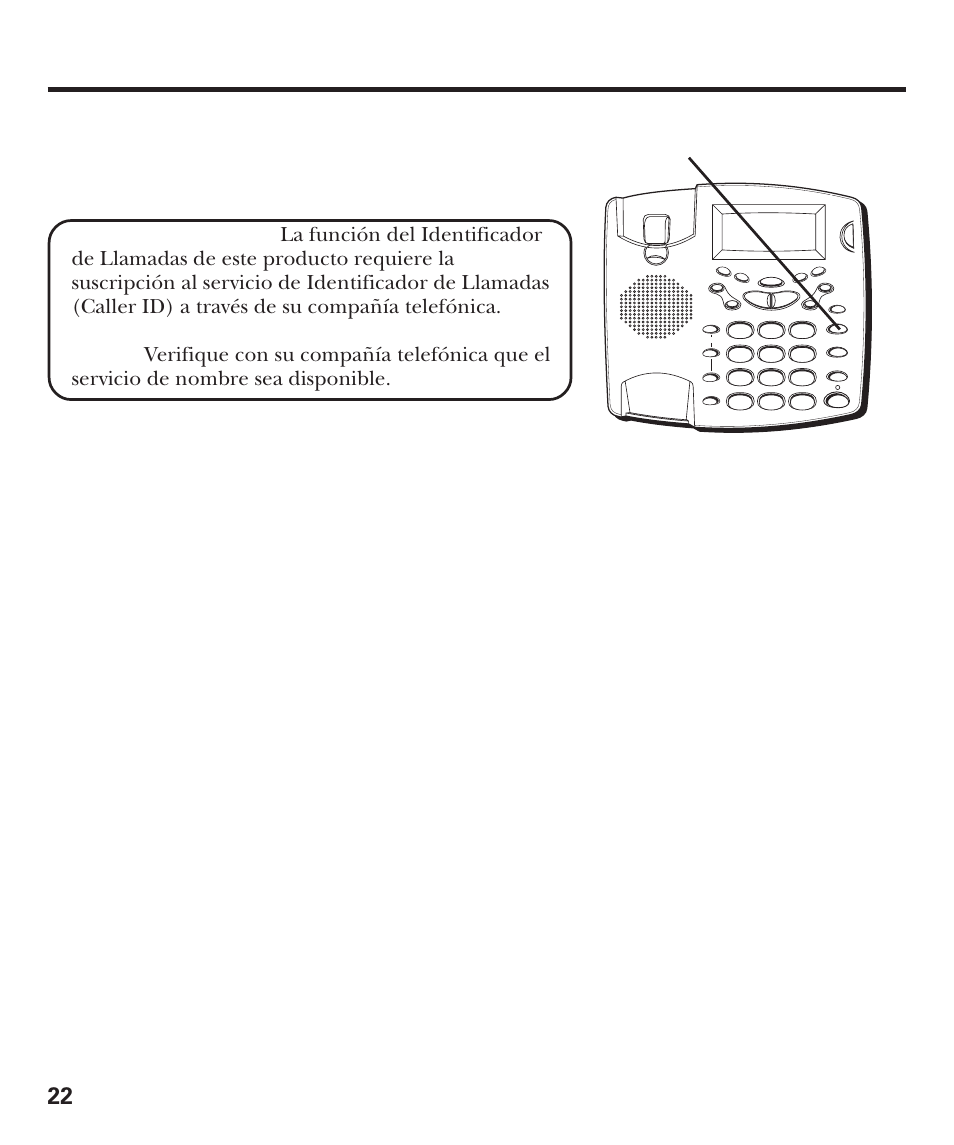 Cid), Peración, Dentificador | Lamadas, Antalla, Umario, Lamada, Spera, Ecibir, Lmacenar | GE 29893 User Manual | Page 56 / 68