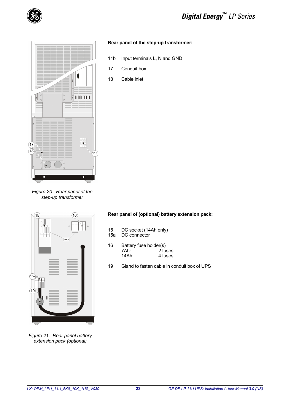 Digital energy, Lp series | GE Industrial Solutions LP11U 5-10kVA User Manual | Page 25 / 48