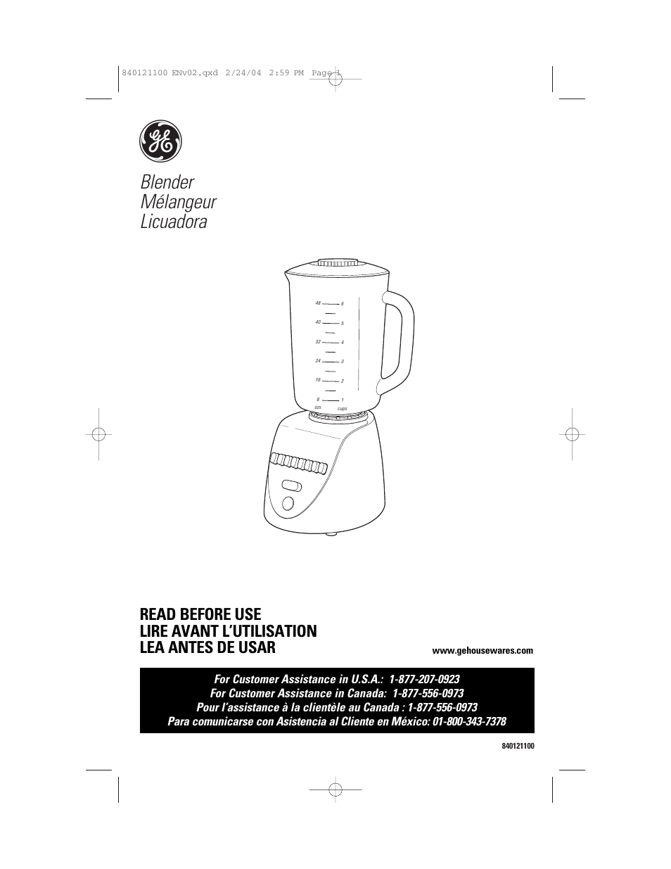 GE 168986 User Manual | 28 pages