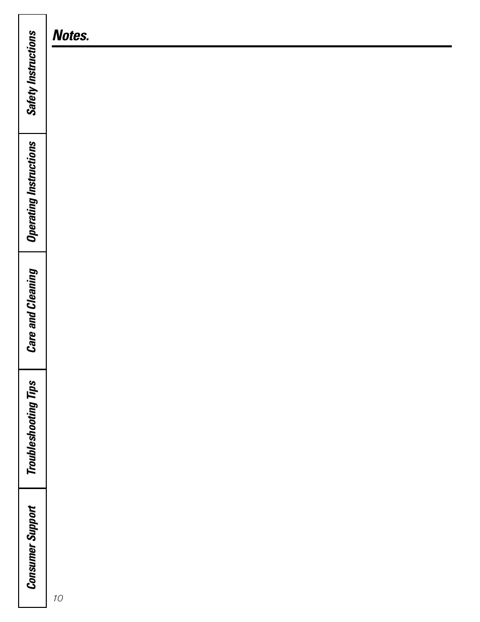 GE AHH40LJ User Manual | Page 10 / 24