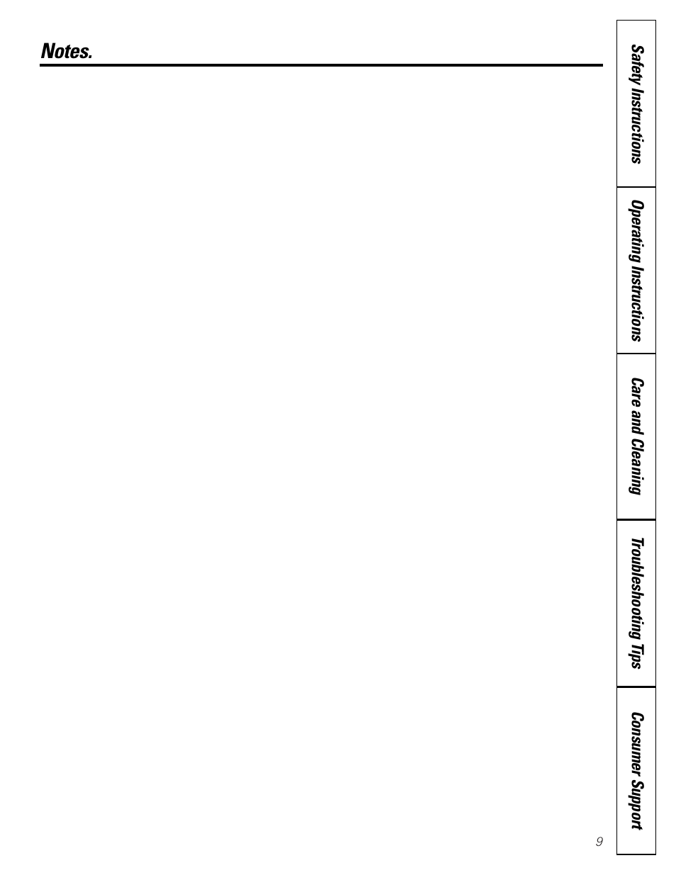 GE AHH40LJ User Manual | Page 9 / 24