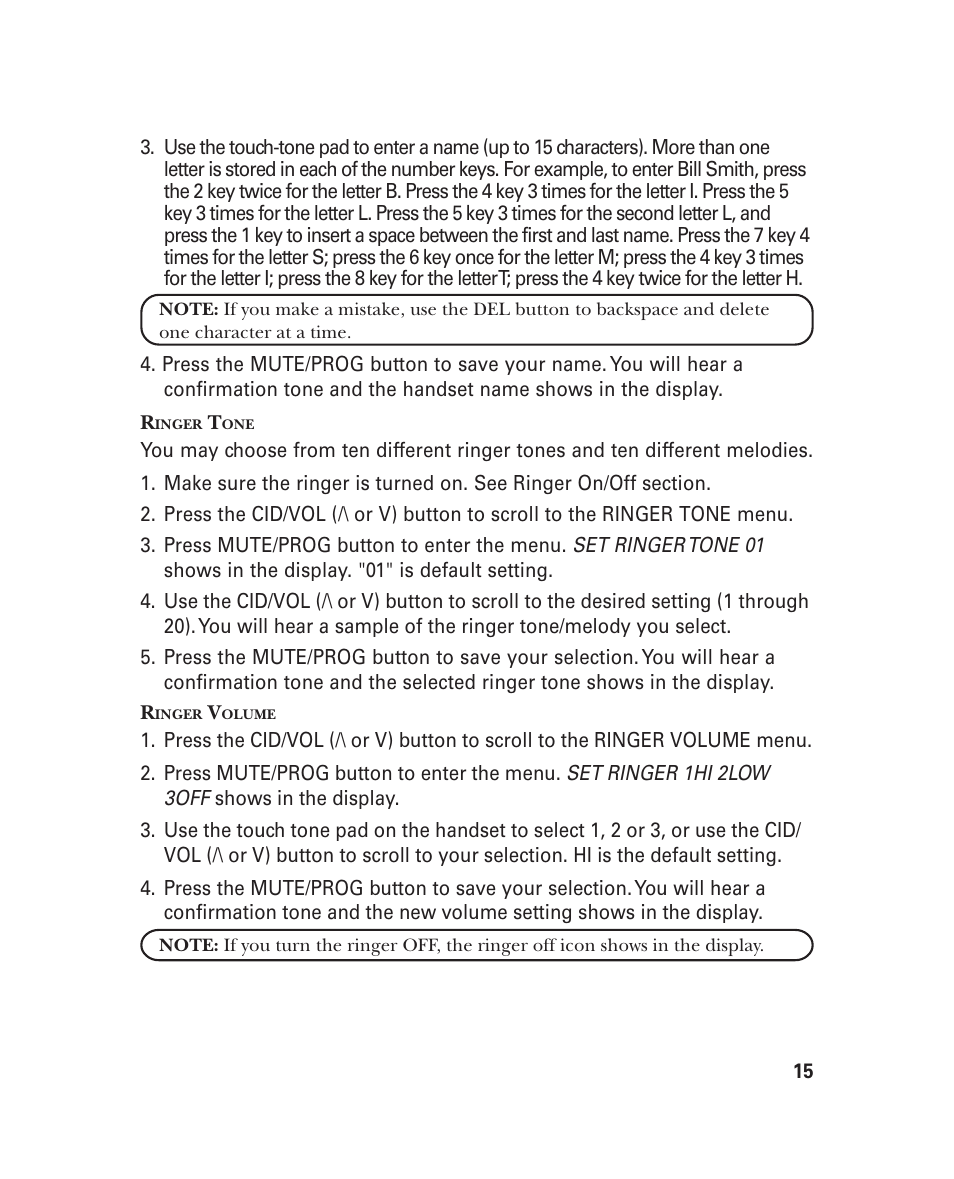 GE 21018 User Manual | Page 15 / 92