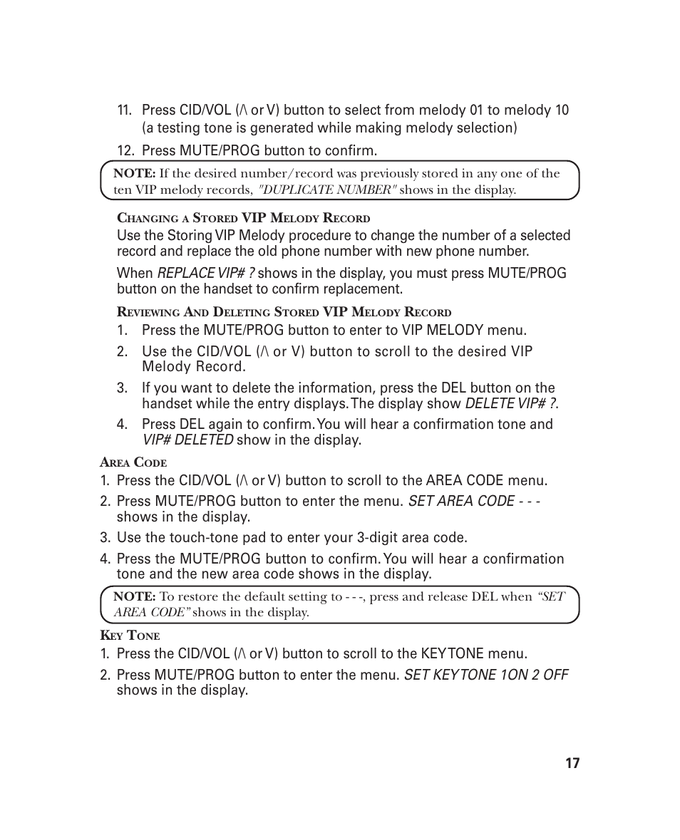 GE 21018 User Manual | Page 17 / 92