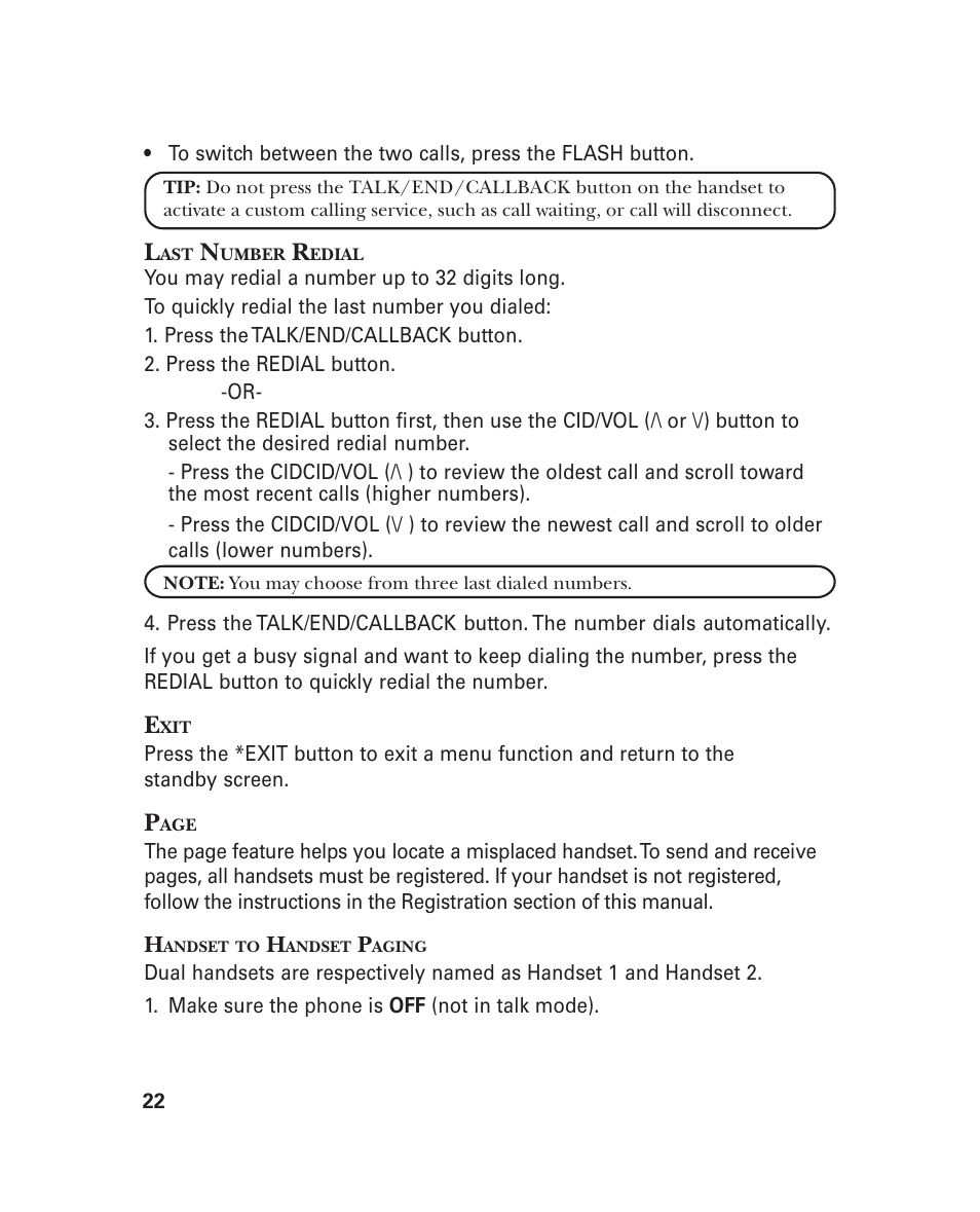 GE 21018 User Manual | Page 22 / 92