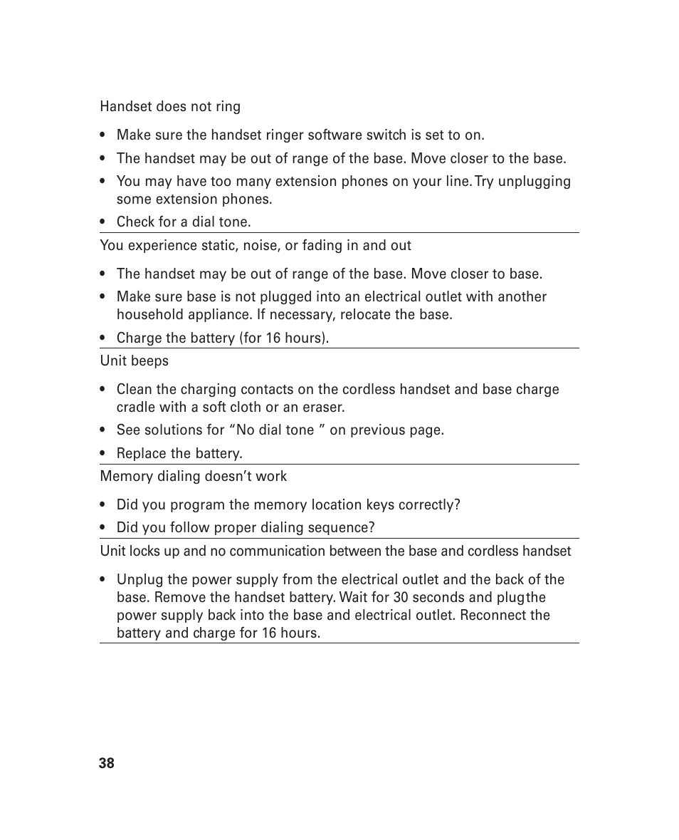 GE 21018 User Manual | Page 38 / 92
