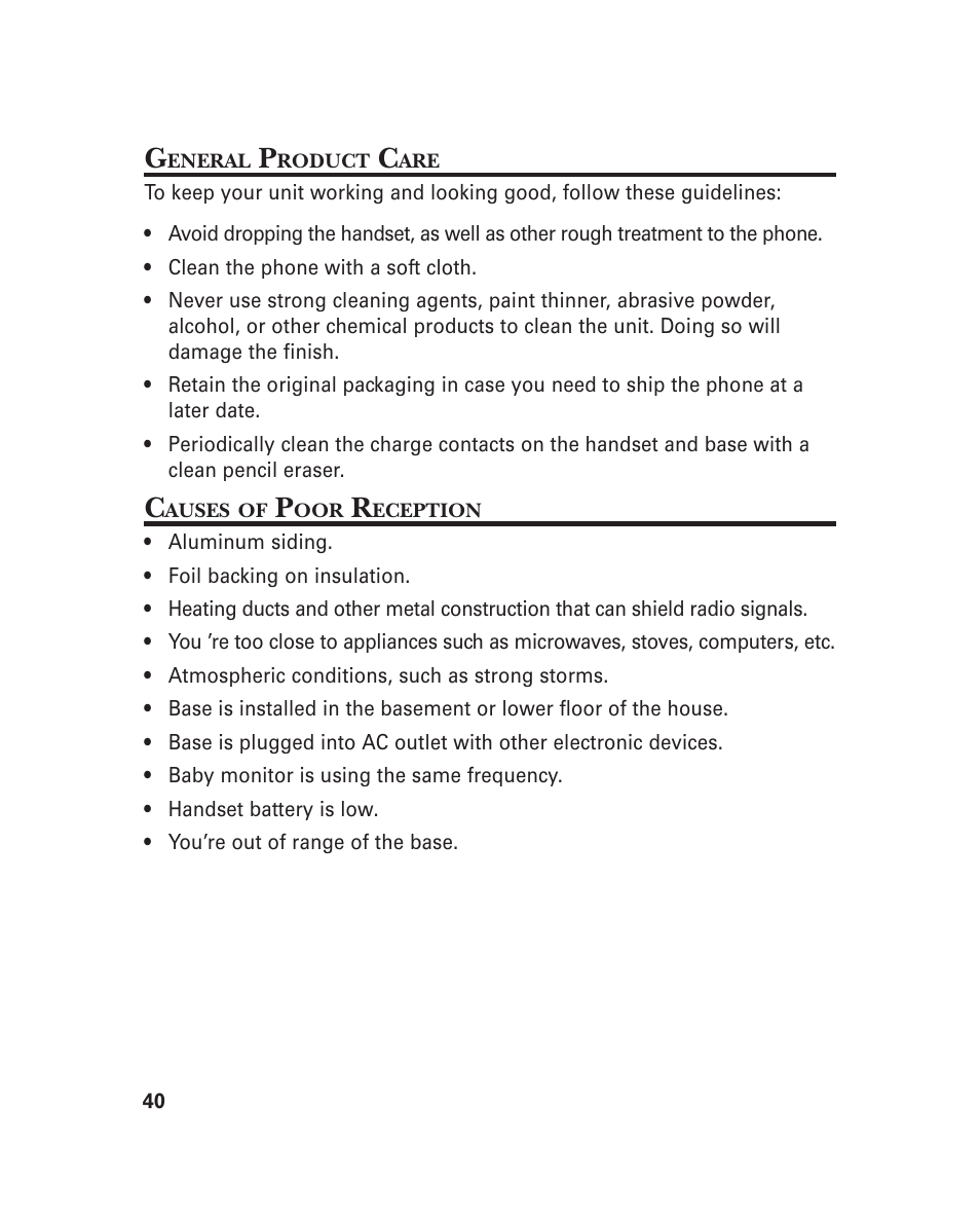 GE 21018 User Manual | Page 40 / 92
