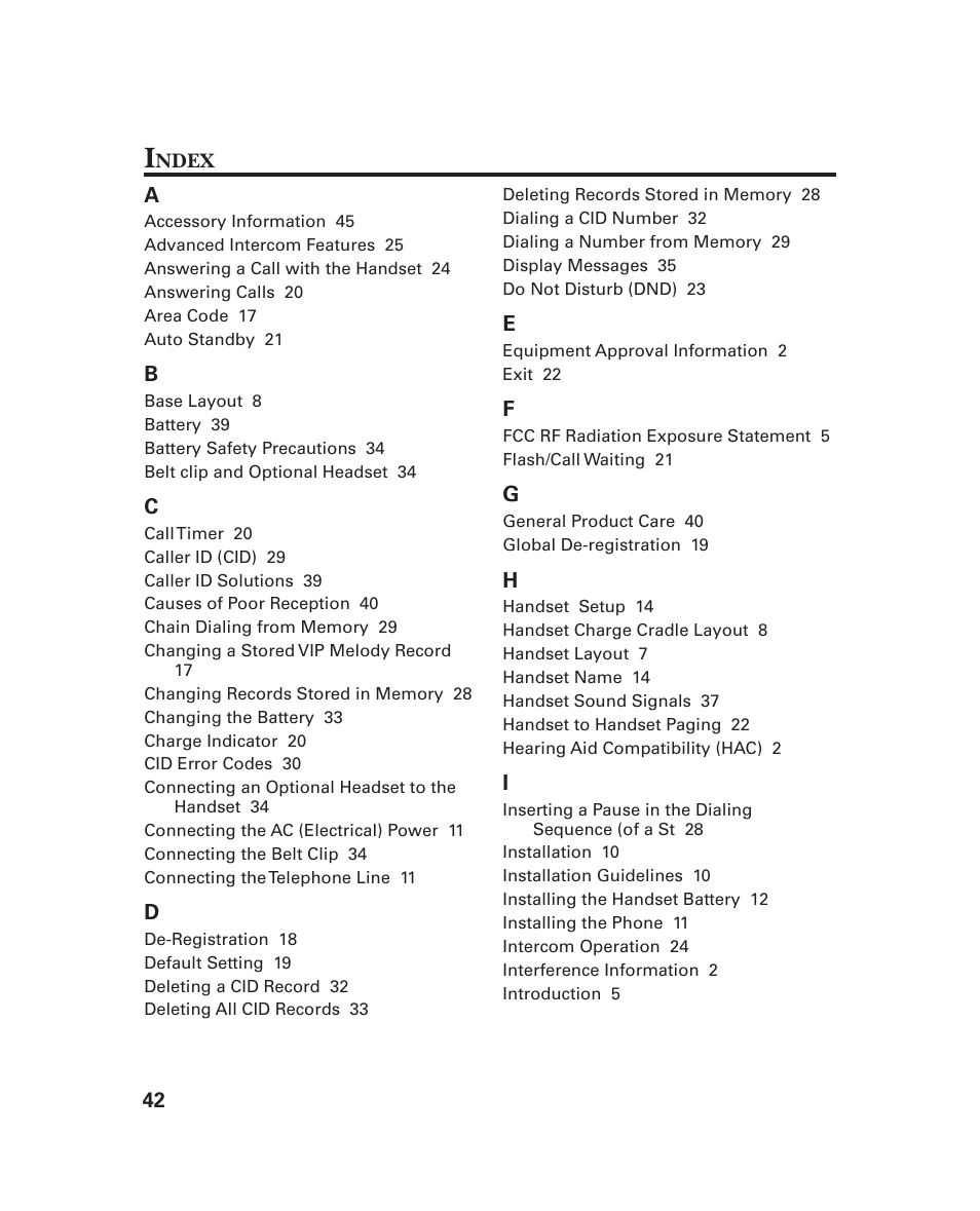 GE 21018 User Manual | Page 42 / 92