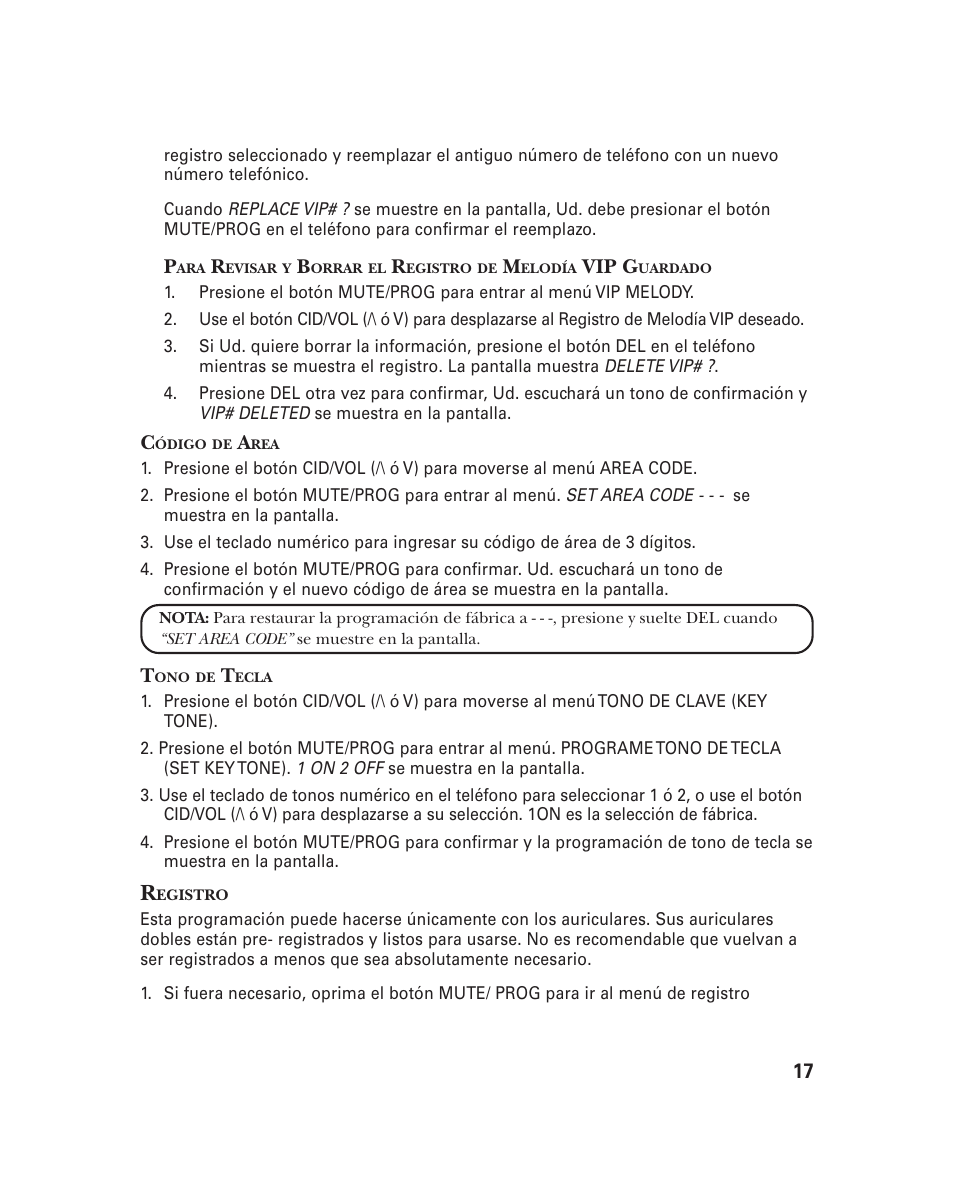 GE 21018 User Manual | Page 63 / 92