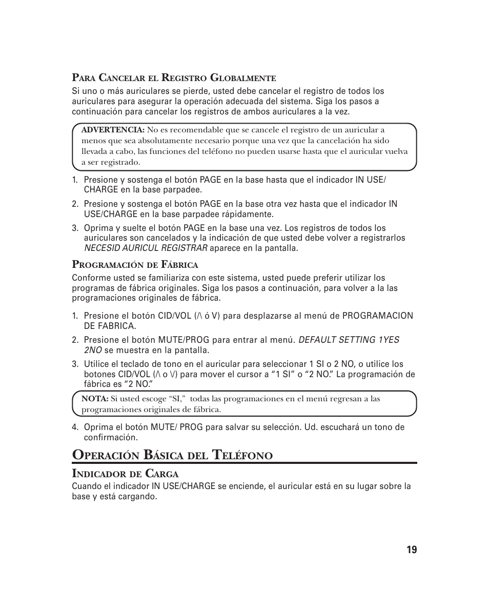 GE 21018 User Manual | Page 65 / 92