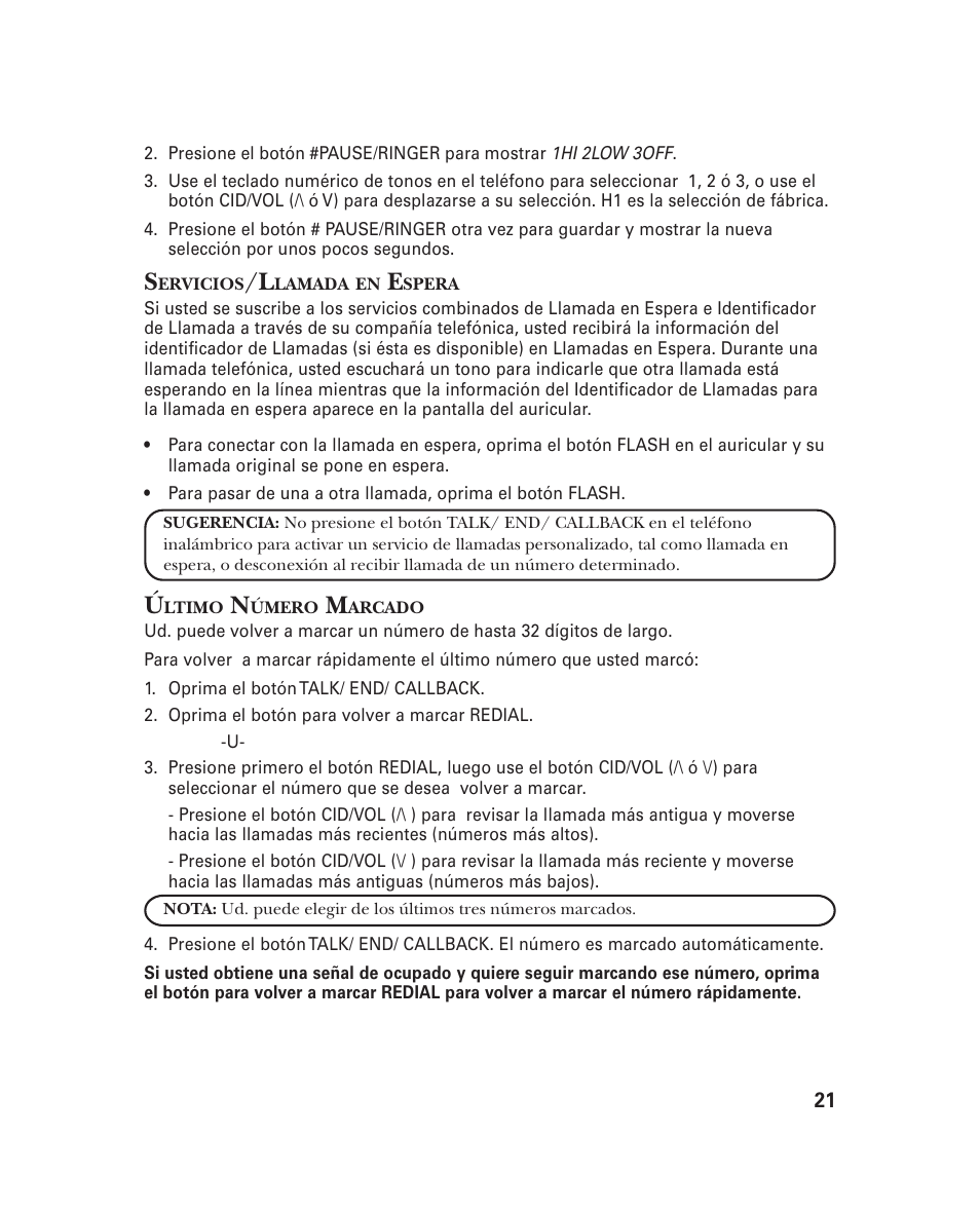 GE 21018 User Manual | Page 67 / 92
