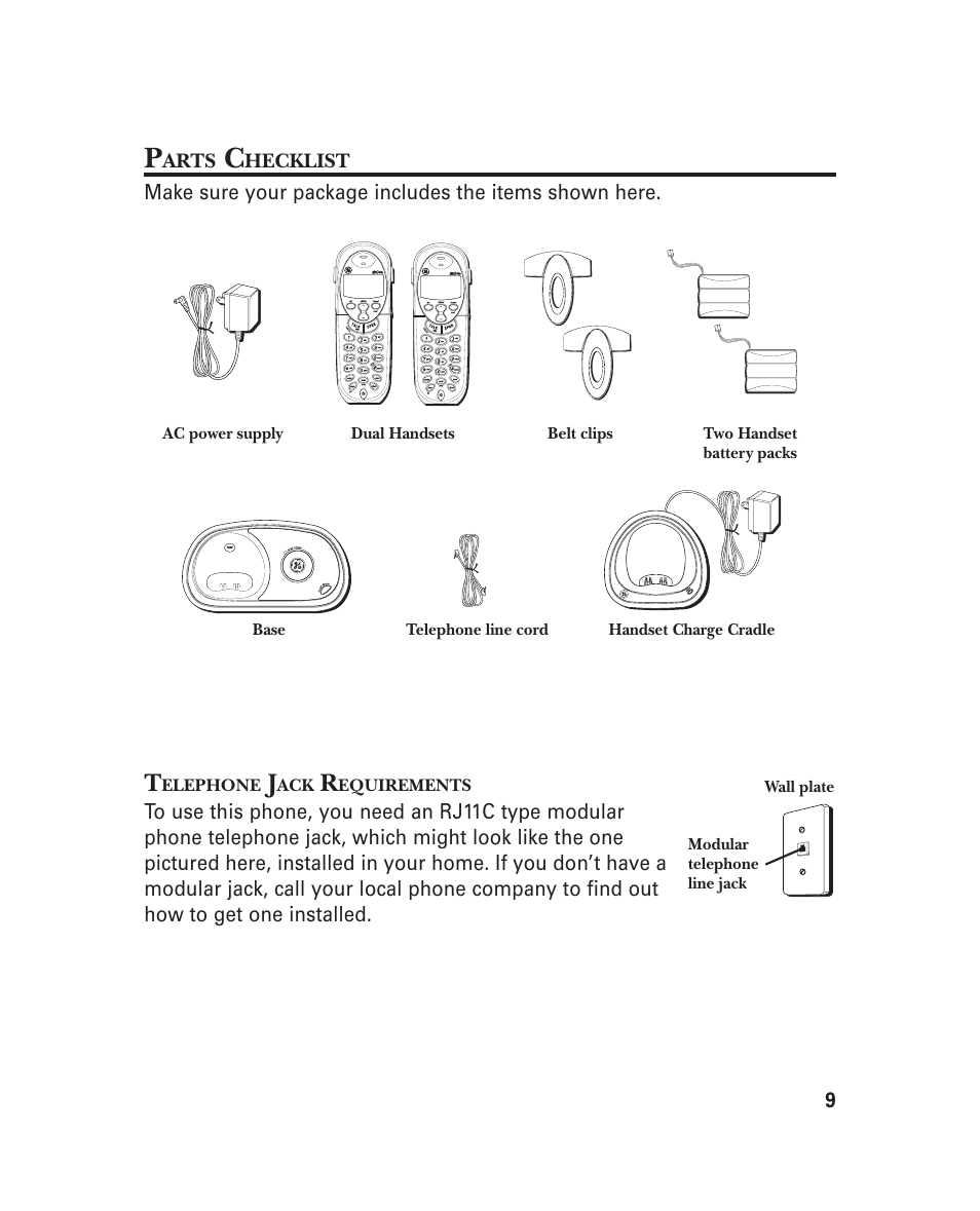 GE 21018 User Manual | Page 9 / 92