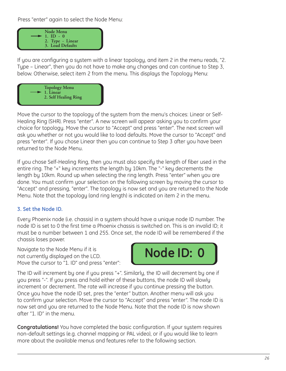 Node id: 0 | GE A8950CC User Manual | Page 28 / 52