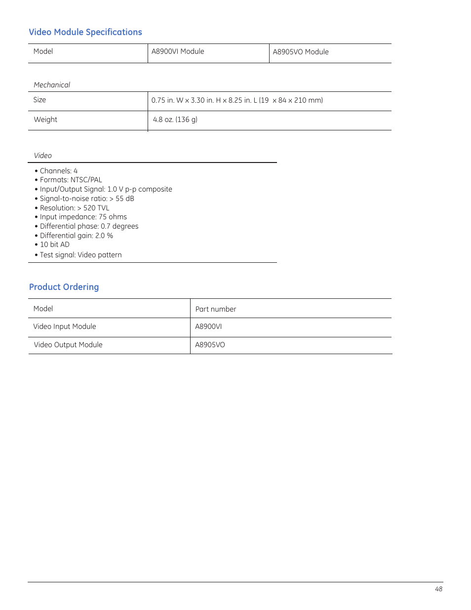 GE A8950CC User Manual | Page 50 / 52