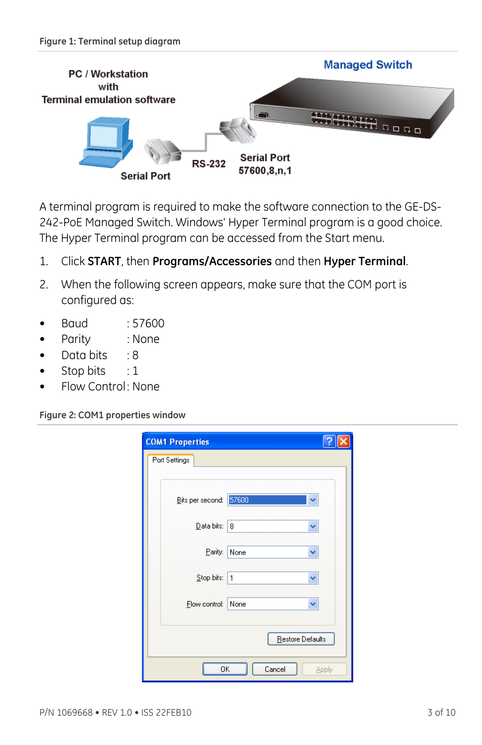 GE DS-242-POE User Manual | Page 3 / 10