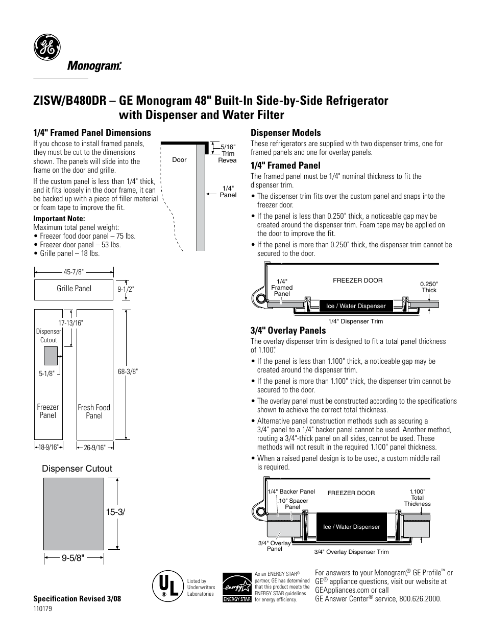 696dia3, 696dia4 | GE ZISW User Manual | Page 4 / 7