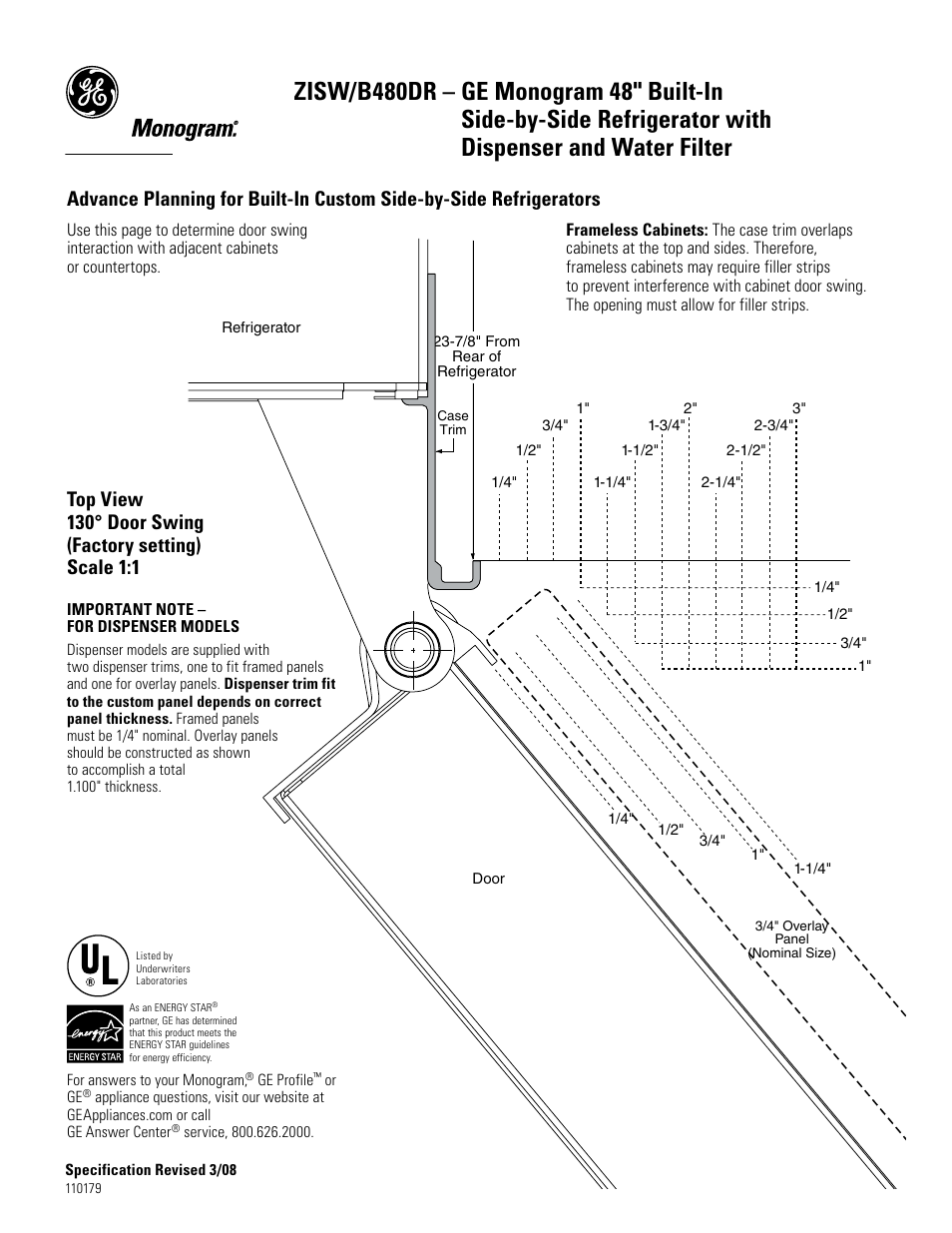 696dia5 | GE ZISW User Manual | Page 5 / 7