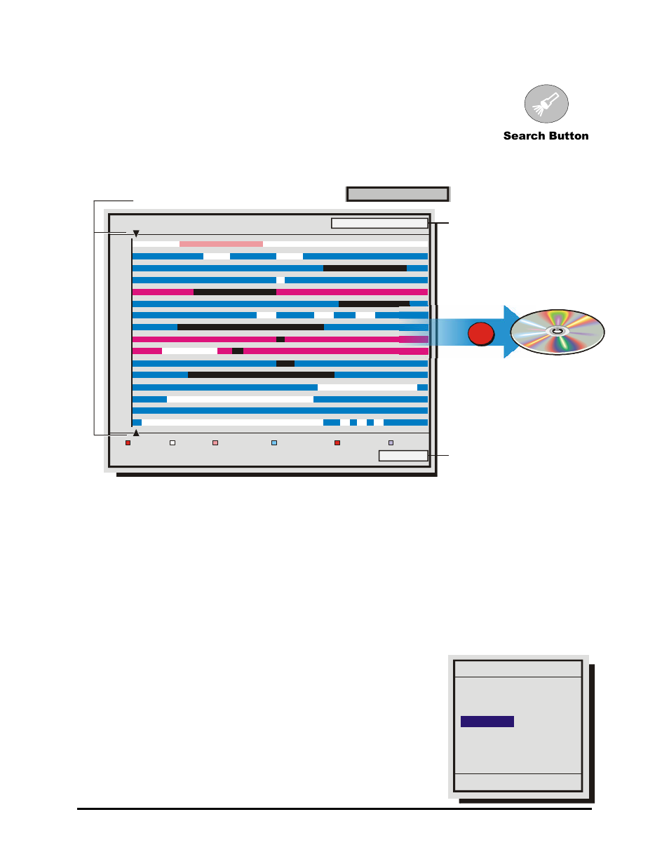1 disk analysis screen, 2 quick archive to cd, Write to cd | GE Digital Video Multiplexer Recorder User Manual | Page 58 / 75
