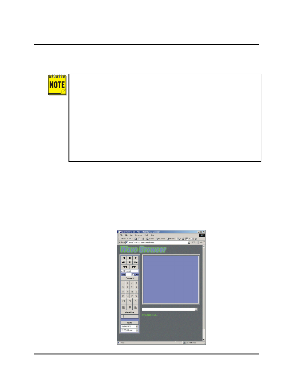 Webbrowser | GE Digital Video Multiplexer Recorder User Manual | Page 61 / 75
