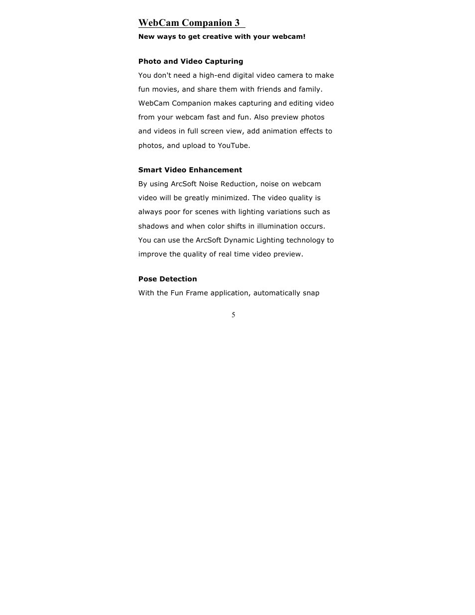 Webcam companion 3 | GE 98090 User Manual | Page 6 / 16