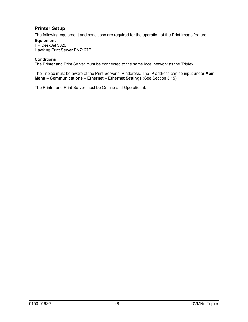 GE Security DVMRe Triplex 0150-0193G User Manual | Page 28 / 94
