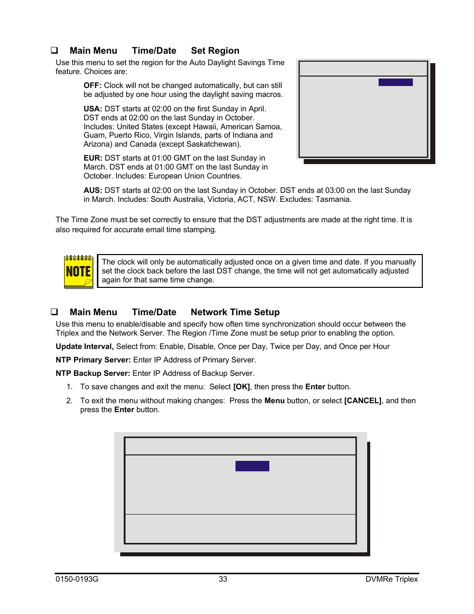 GE Security DVMRe Triplex 0150-0193G User Manual | Page 33 / 94