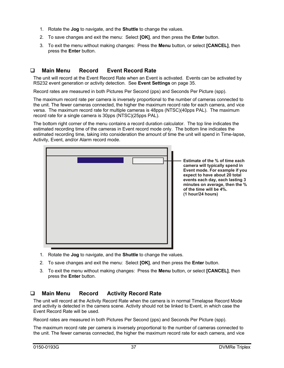 GE Security DVMRe Triplex 0150-0193G User Manual | Page 37 / 94