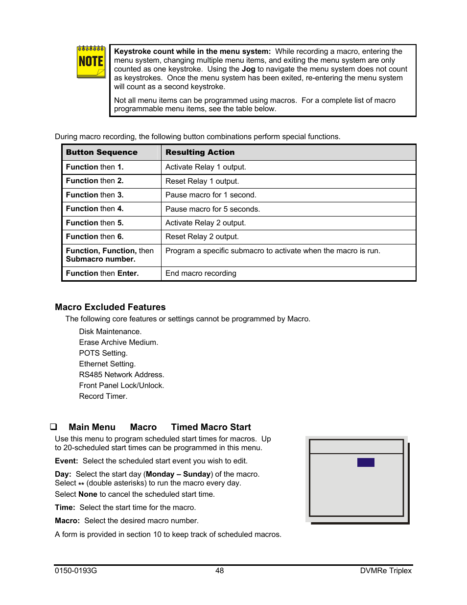 GE Security DVMRe Triplex 0150-0193G User Manual | Page 48 / 94