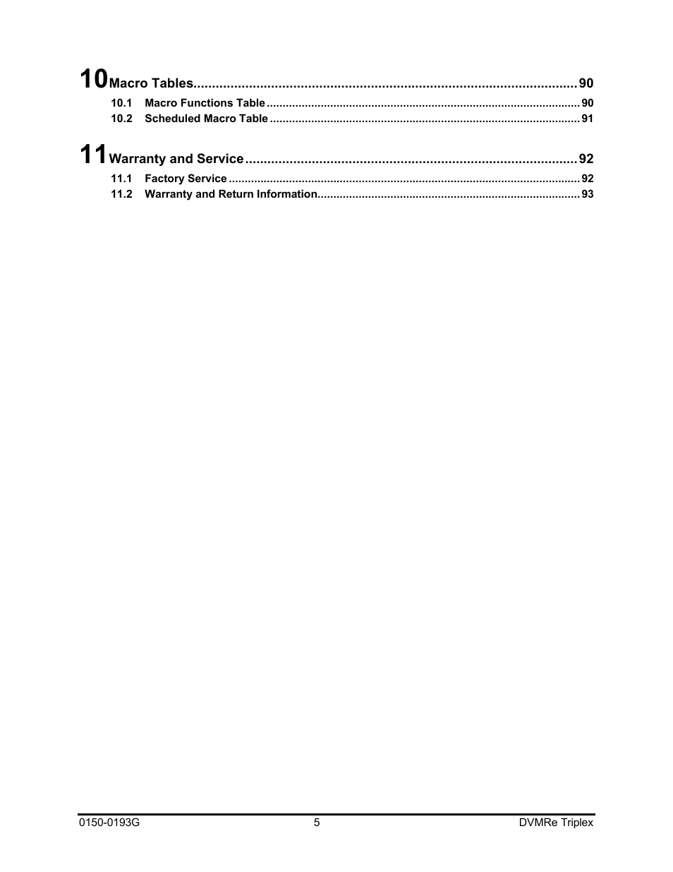 GE Security DVMRe Triplex 0150-0193G User Manual | Page 5 / 94