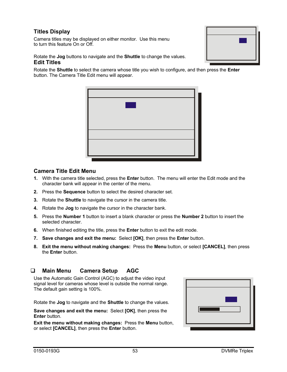 GE Security DVMRe Triplex 0150-0193G User Manual | Page 53 / 94