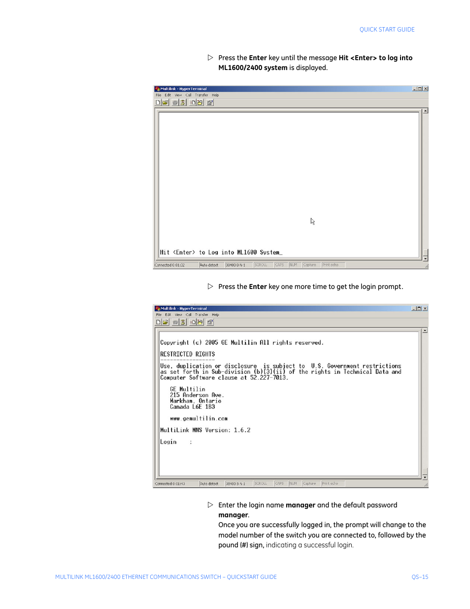 GE ML2400 User Manual | Page 19 / 62