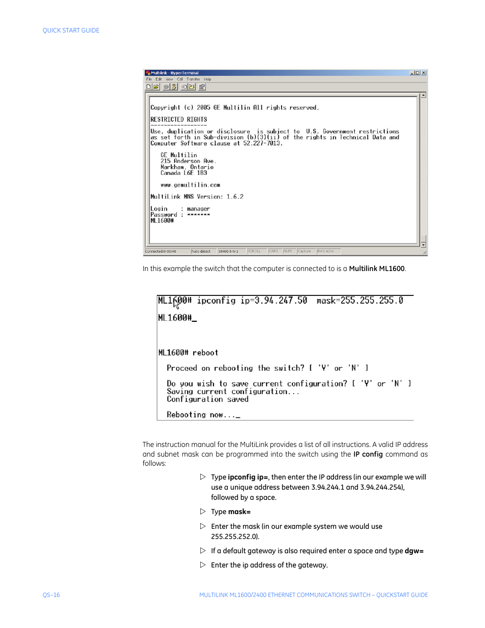 GE ML2400 User Manual | Page 20 / 62