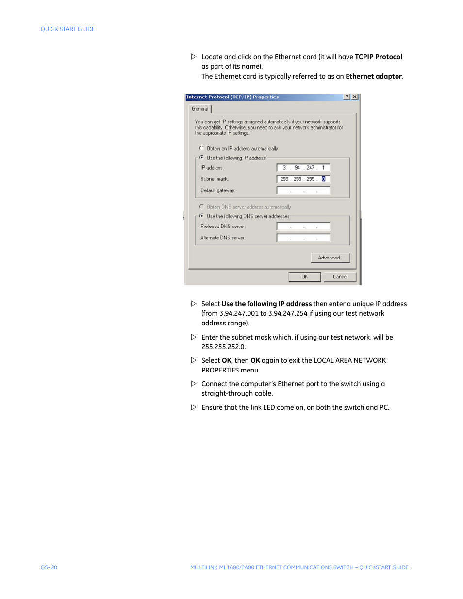 GE ML2400 User Manual | Page 24 / 62