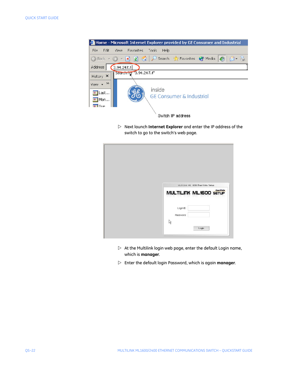 GE ML2400 User Manual | Page 26 / 62