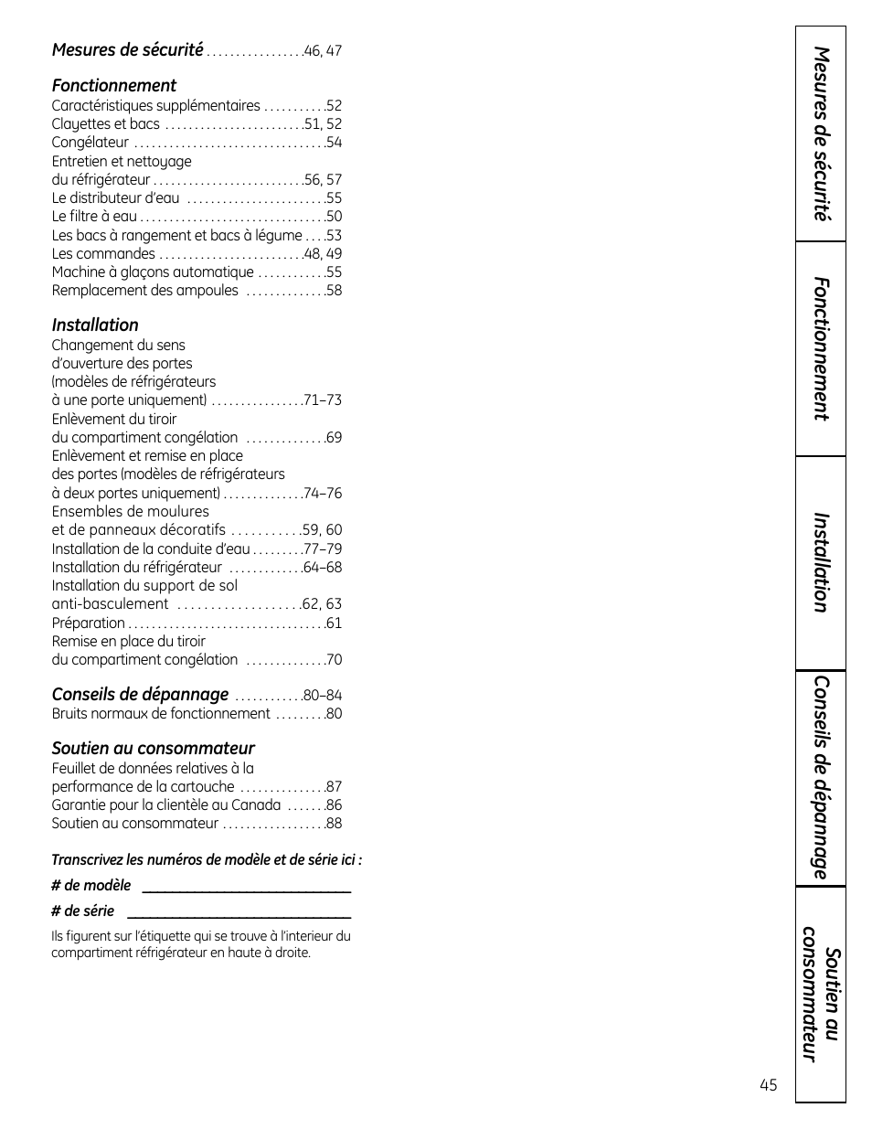 200d9366p019_fr_lores | GE 200D9366P019 User Manual | Page 45 / 136