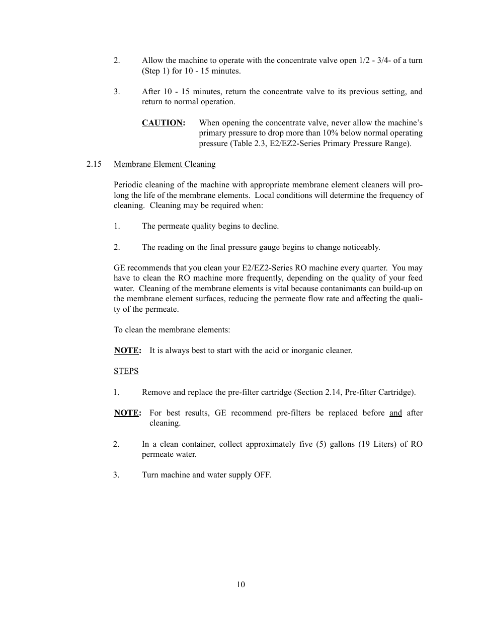 GE EZ2 Series User Manual | Page 14 / 25